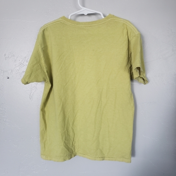 American Highway Youth Medium Short Sleeve T-shirt Lemon Lime Stay Wild Moon Top - Picture 4 of 4